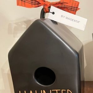 Rae Dunn Haunted birdhouse NWT